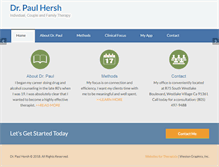Tablet Screenshot of drpaulhersh.com